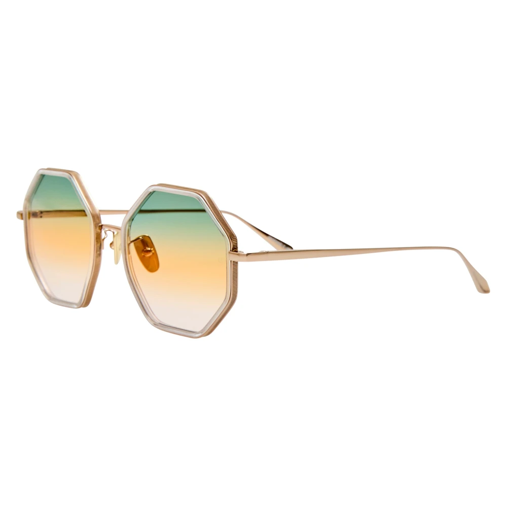 Linda Farrow Yellow Sunglasses, Unisex, 54 Mm, Lfl