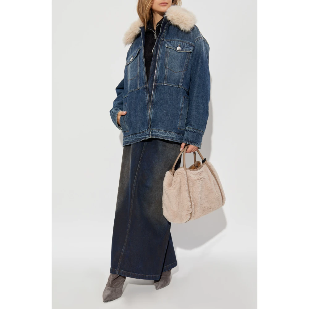 SPORTMAX Denim jas Calcina Blue Dames