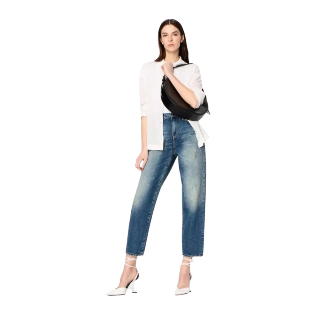 Armani Exchange Klassieke Denim Jeans voor Dagelijks Gebruik Blue Dames