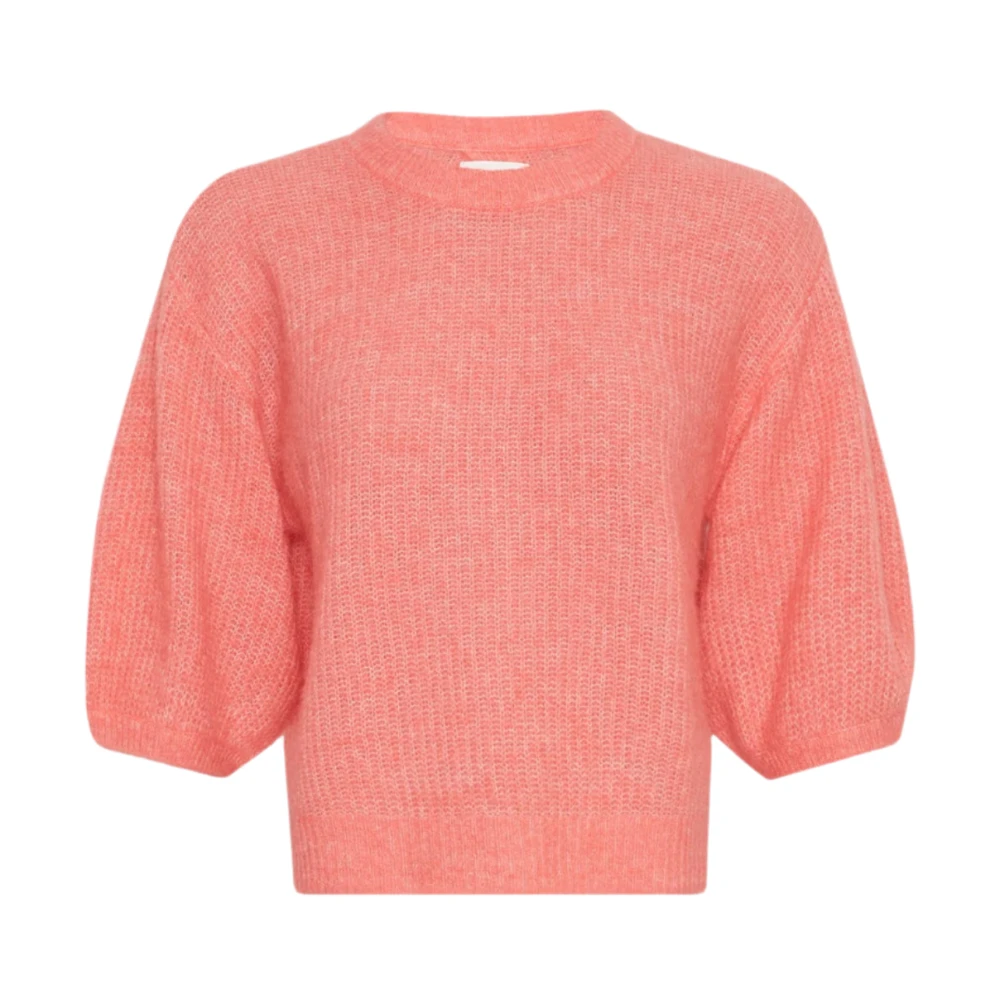 moss copenhagen Koraal Mel Gebreide Trui Red Dames