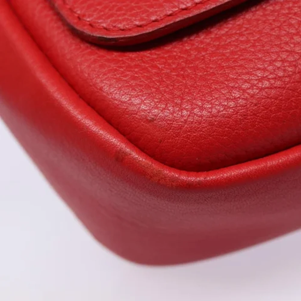 Louis Vuitton Vintage Pre-owned Leather louis-vuitton-bags Red Dames
