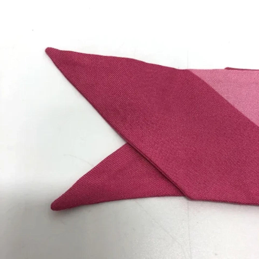 Gucci Vintage Pre-owned Fabric scarves Pink Dames
