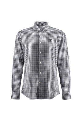Gingham Broderad Skjorta
