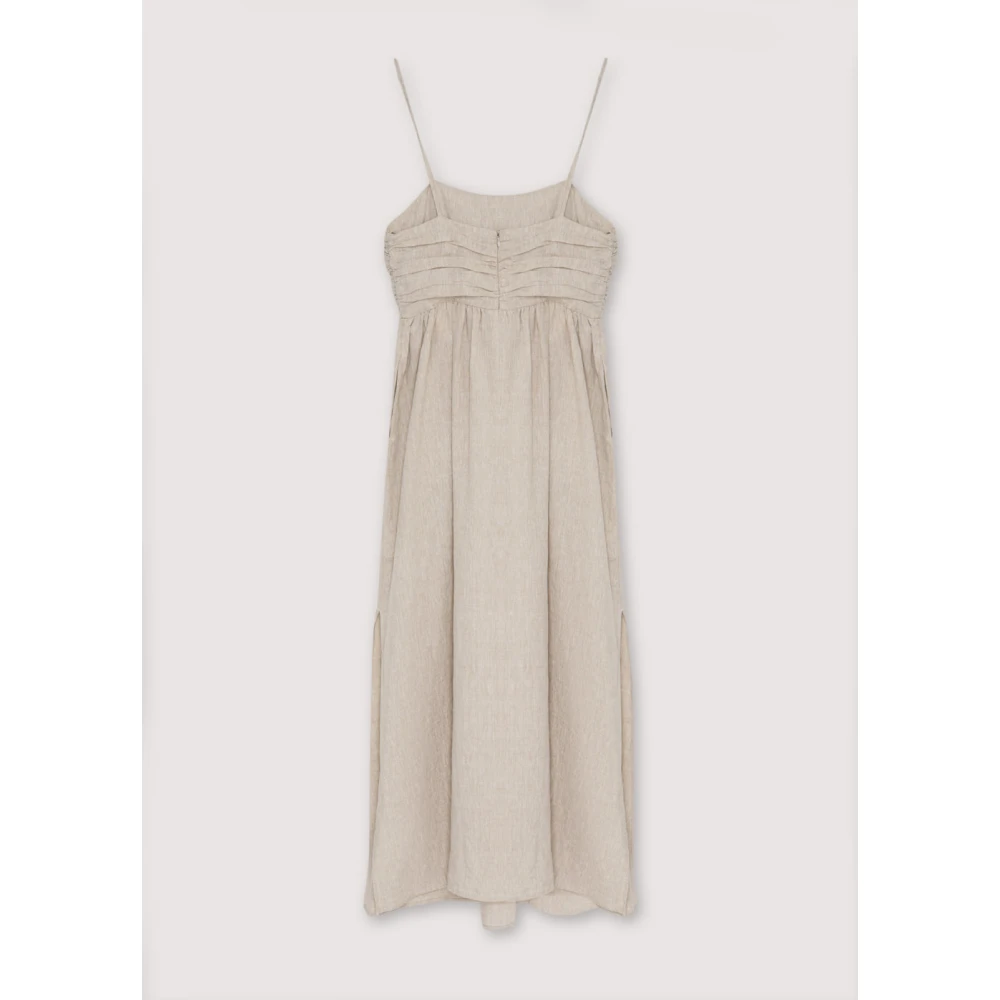 The New Society Anna Vrouwenjurk Beige Dames