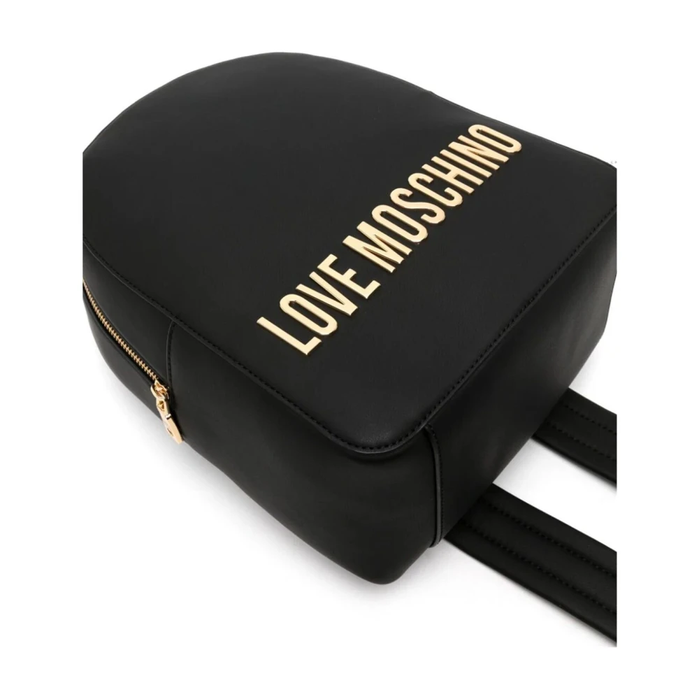 Love Moschino Lettering Rugzak Zwart Black Dames