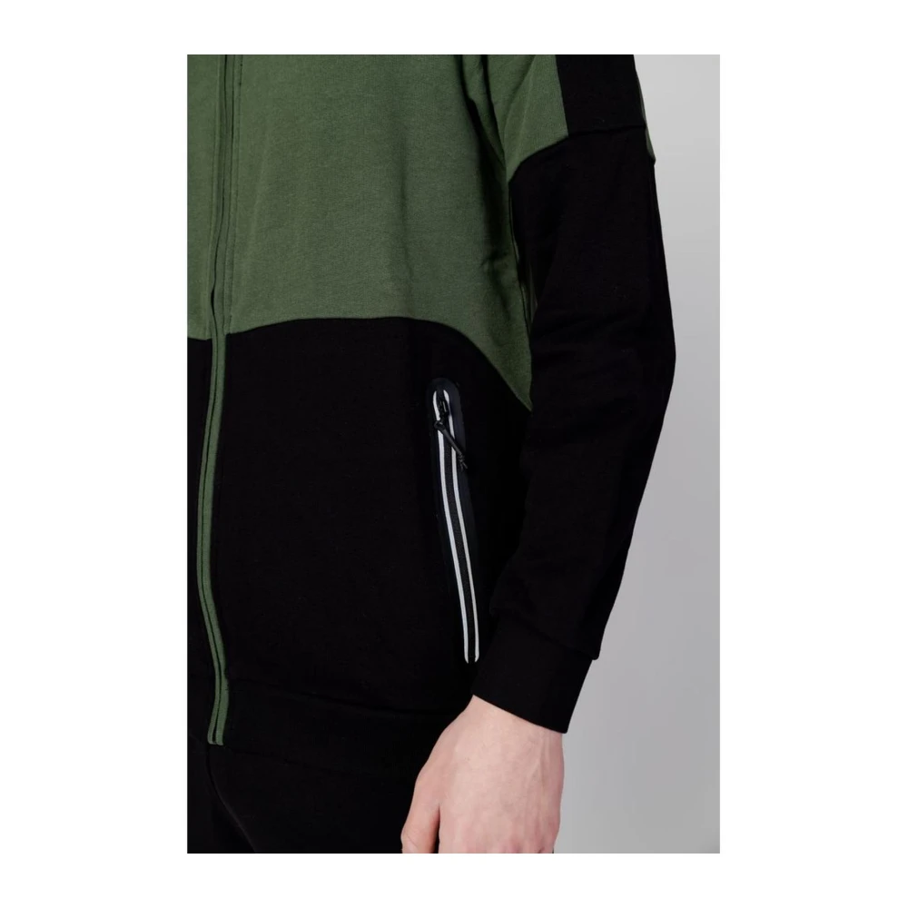 Emporio Armani EA7 Katoenen Track Sweatsuit Green Heren