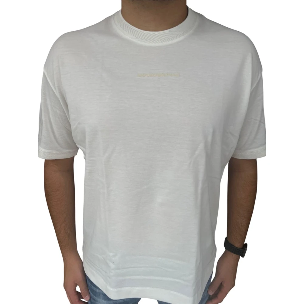 Emporio Armani Homme Blanc Tops, Taille: Xl T-Shirt