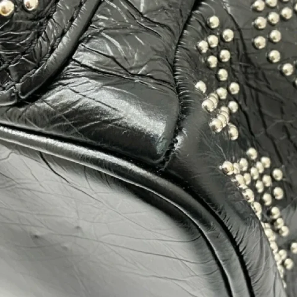 MCM Pre-owned Fabric backpacks Black Dames