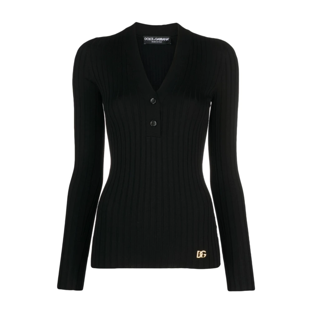 Dolce & Gabbana Stijlvolle Zwarte Dames Sweatshirt Black Dames
