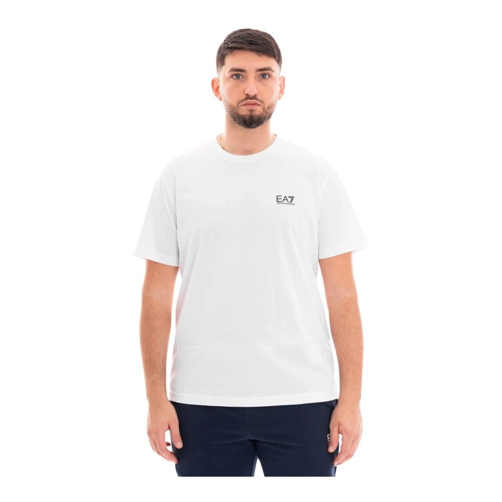 Emporio Armani EA7 Heren T-shirt Lente Zomer Collectie White Heren
