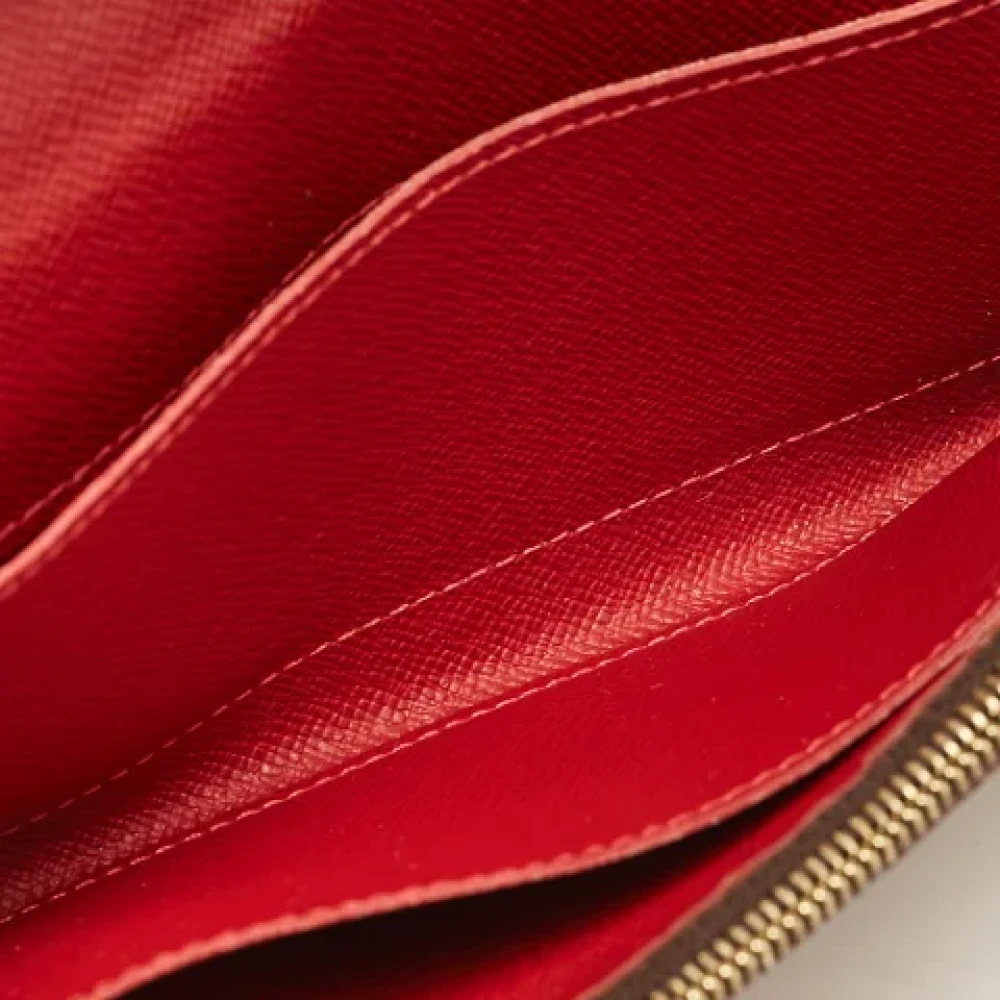 Louis Vuitton Vintage Pre-owned Coated canvas wallets Brown Dames