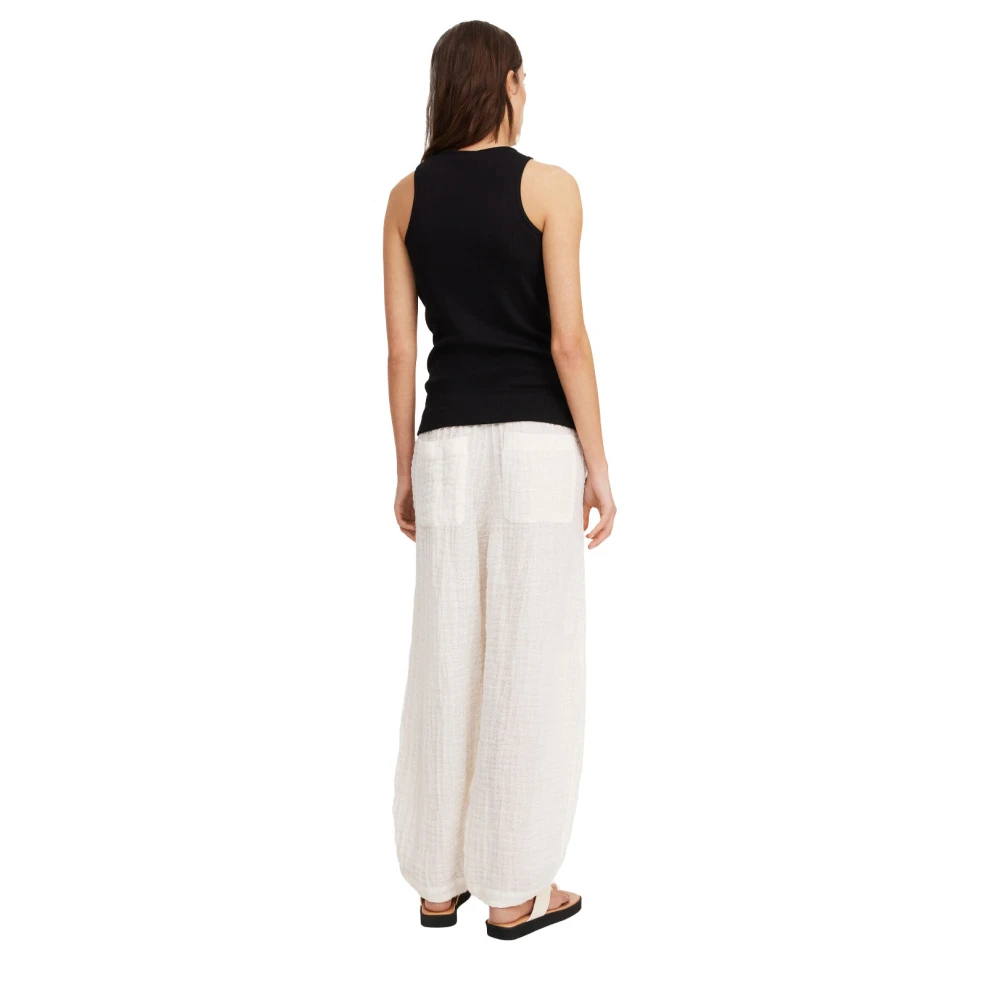 By Malene Birger Comfortabele Linnen Broek By Herenne Birger White Dames