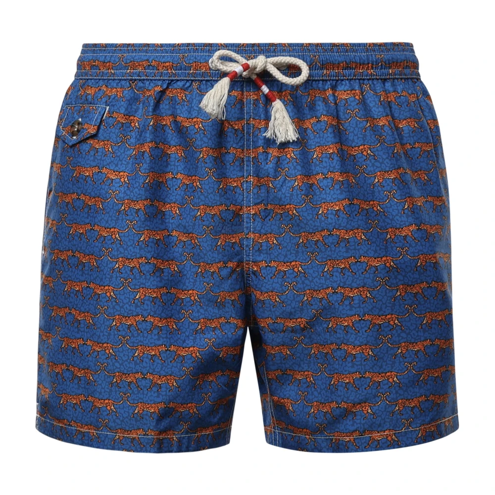 Mc2 Saint Barth Blue Swim Shorts - Male - Beachwear - L - Swimwear
