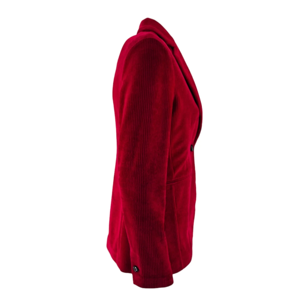 Circolo 1901 Rood Fluweel Damesjasje Red Dames