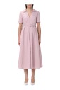 beurre-robe-midi-texturee-avec-ceinture