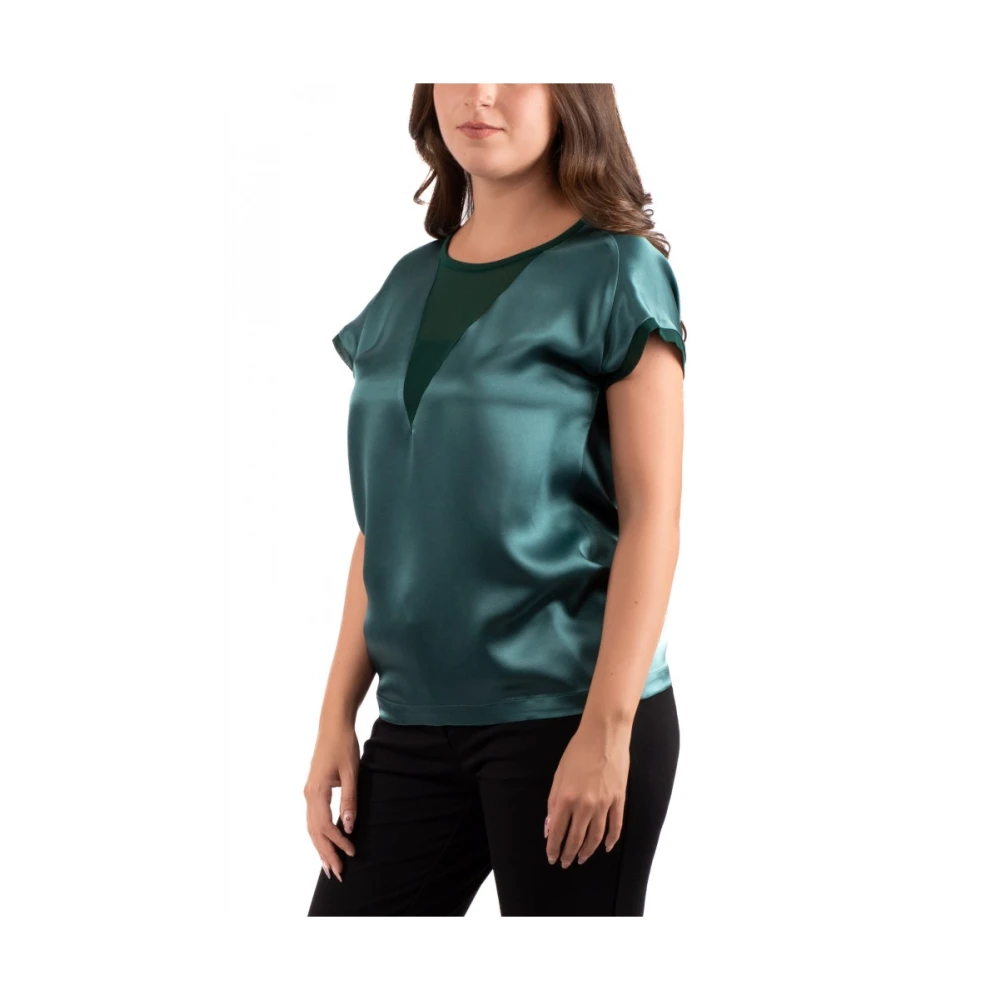 pinko Damesblouse in trendy stijl Green Dames