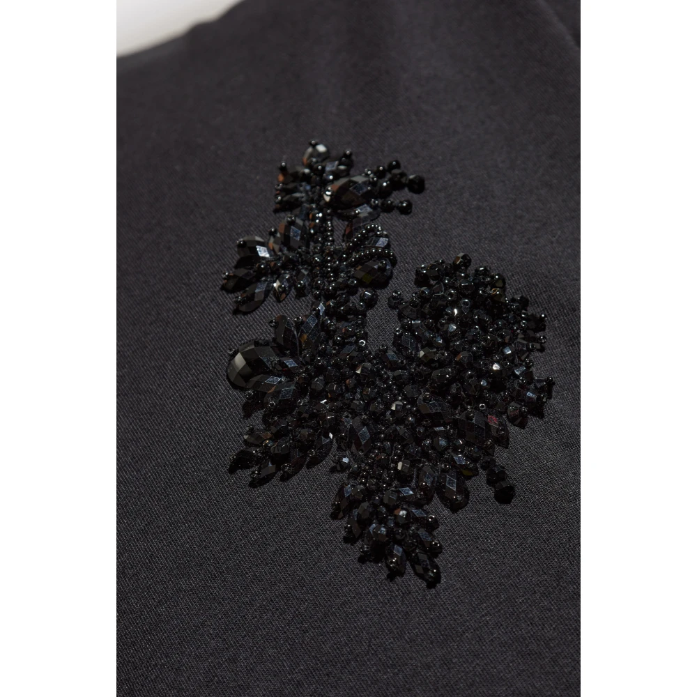 Dsquared2 T-shirt met glinsterende applicaties Black Heren