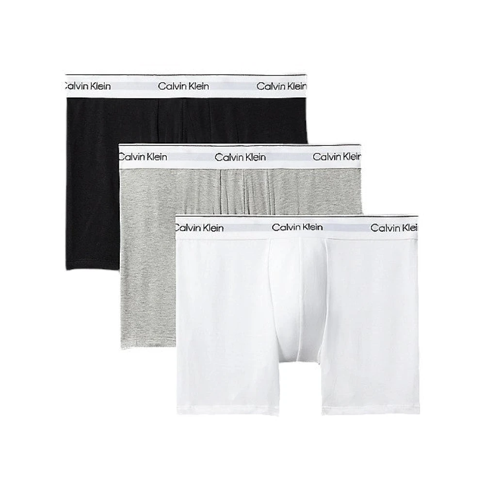 Boxer Brief 3pk, Grey Heather, White, Black, Xl,  Underklær