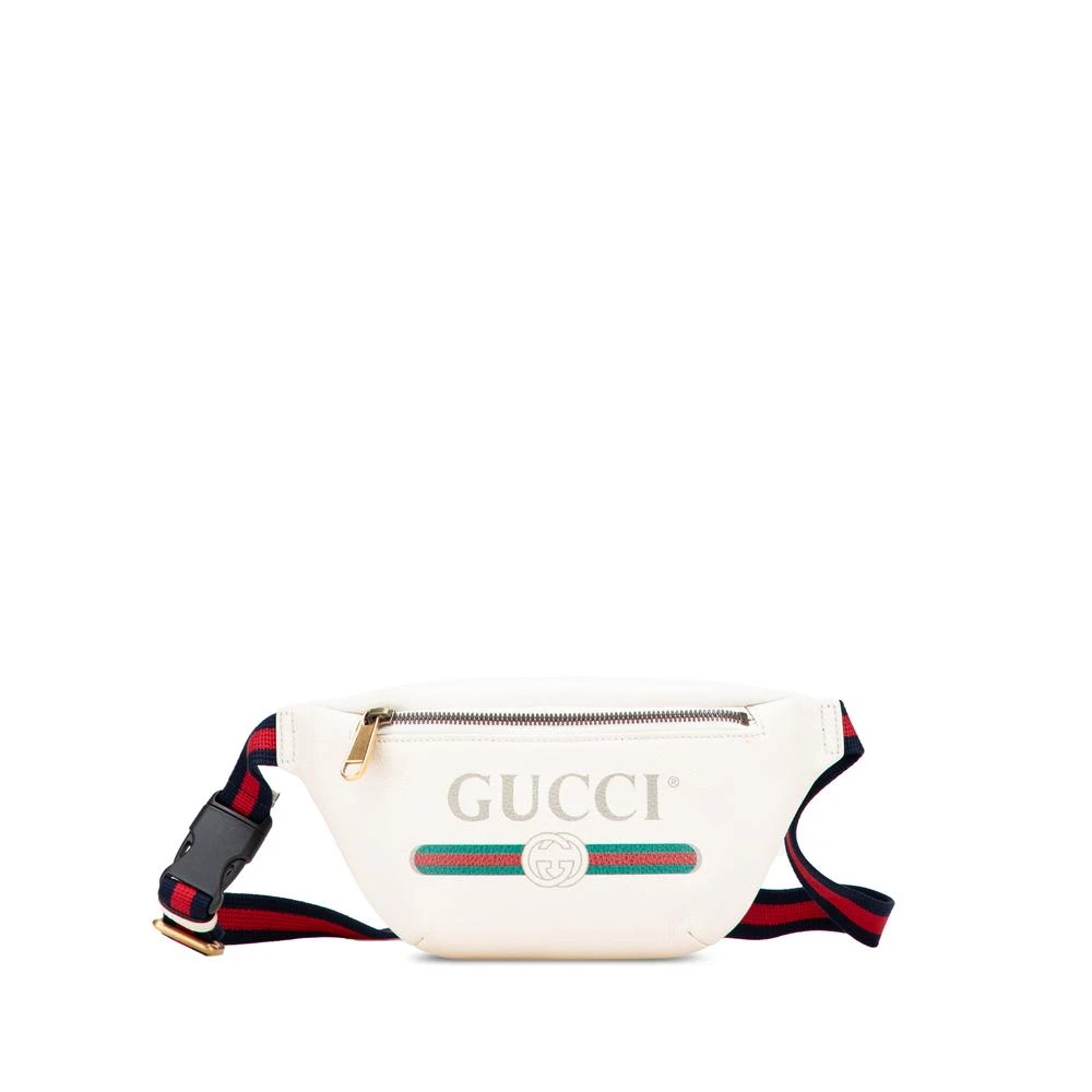 Gucci Vintage Women's White Pre-Owned Belt Bag