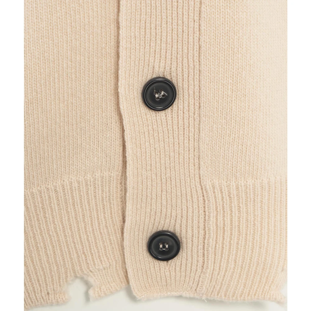 Mauro Grifoni Witte Gebreide Kleding voor Mannen Aw24 Beige Heren