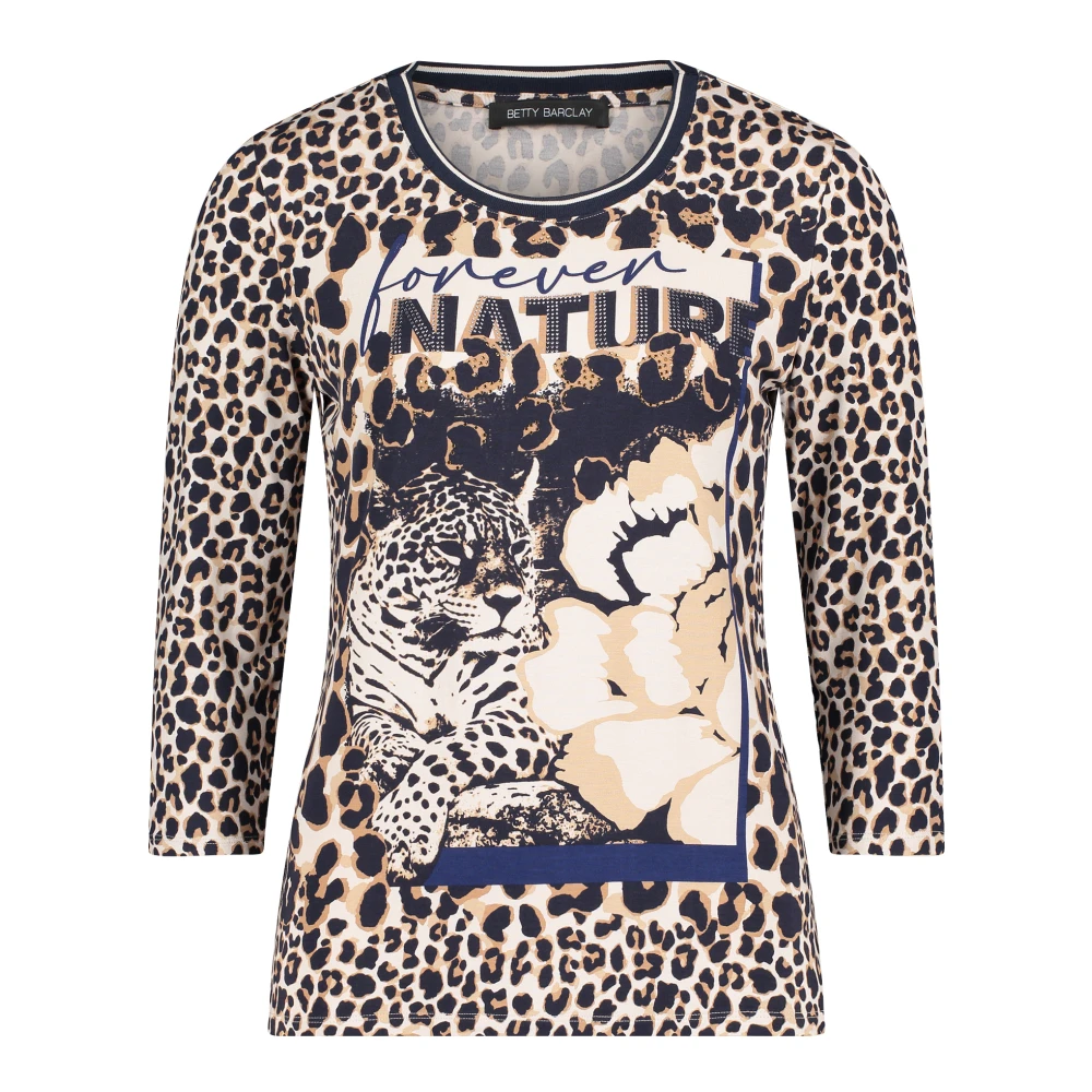 Betty Barclay Animal Print Basic Shirt Multicolor Dames