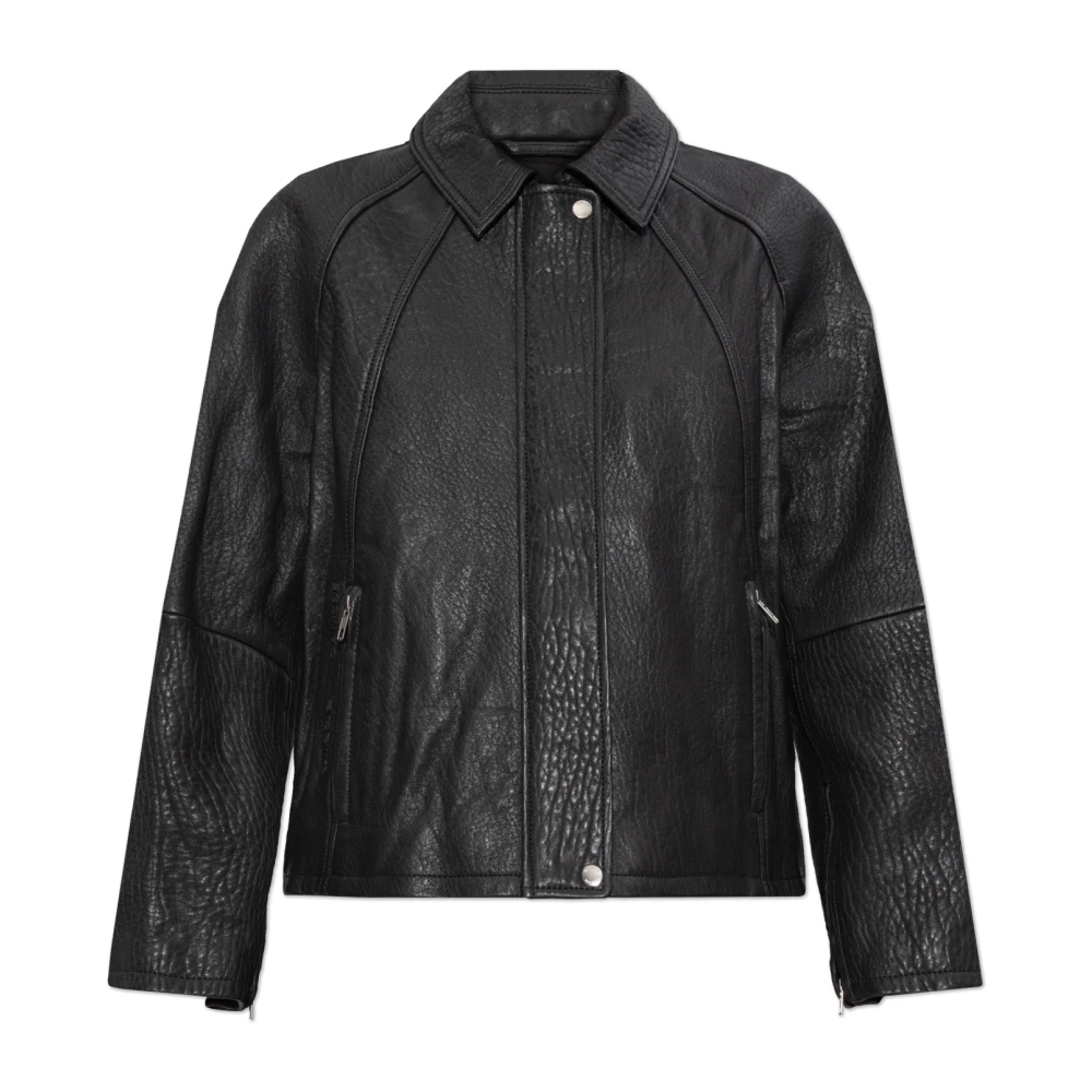 Jackets > Leather Jackets - - Samsøe Samsøe - Modalova