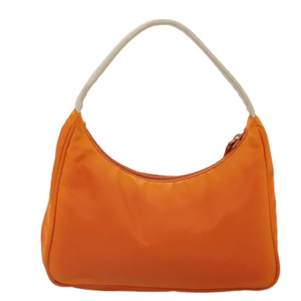 Prada Vintage Pre-owned Fabric prada-bags Orange Dames