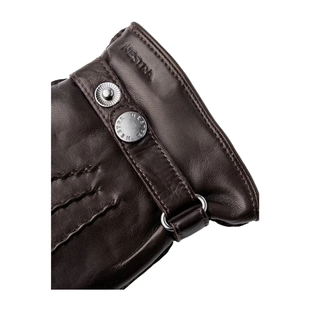 Hestra Bruine leren handschoenen voor heren Brown Heren