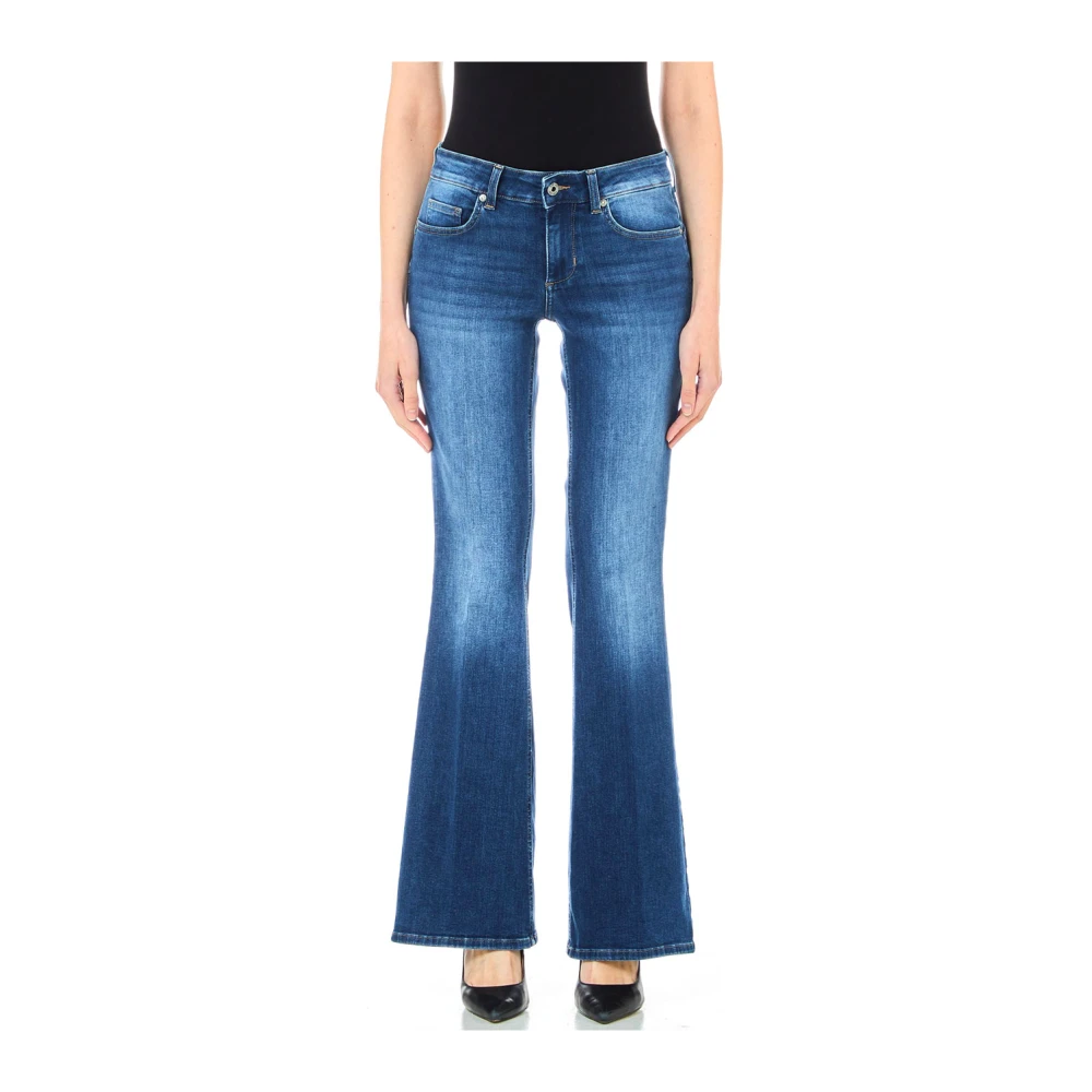 Liu Jo Flared Beat Jeans voor vrouwen Blue Dames