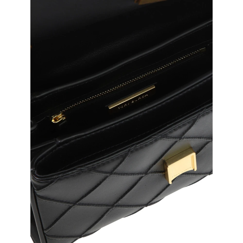 TORY BURCH Zachte Convertible Schoudertas Black Dames