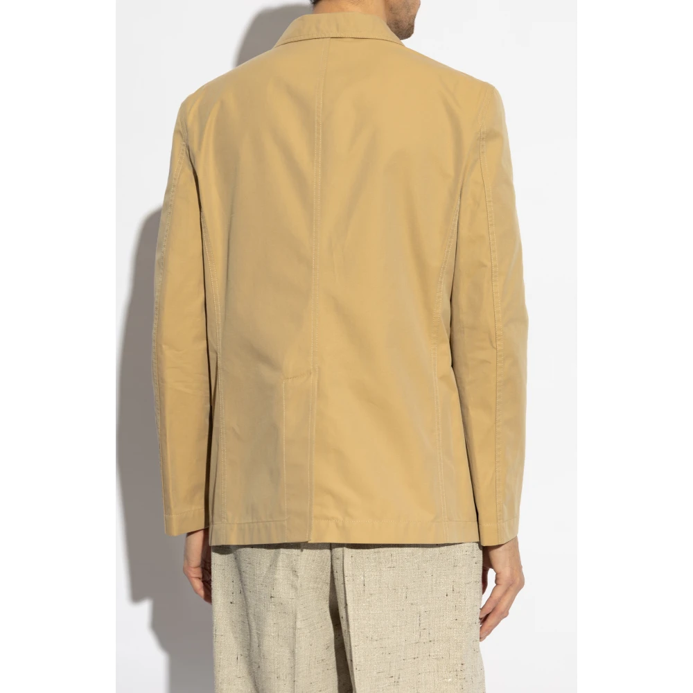 Versace Katoenen blazer Beige Heren