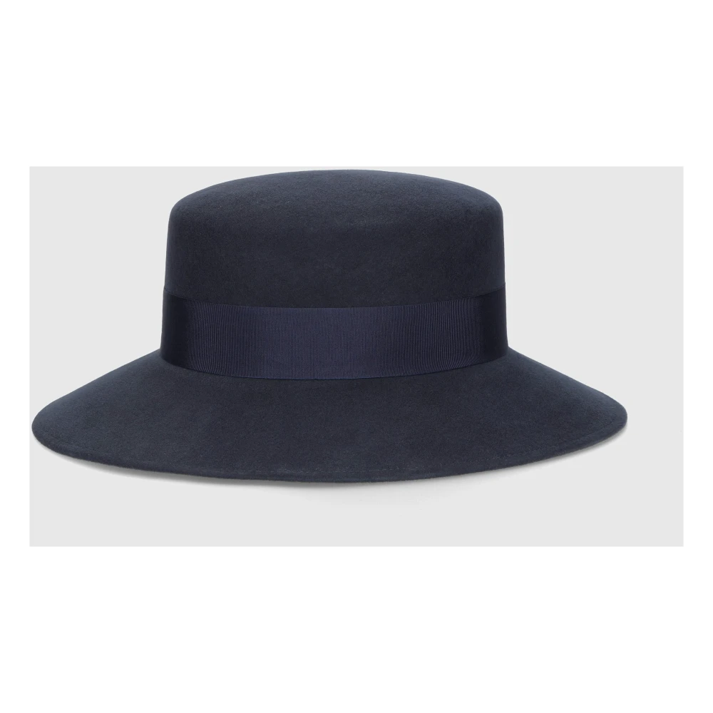 Borsalino Wollen Vilten Kris Hoed Blue Dames