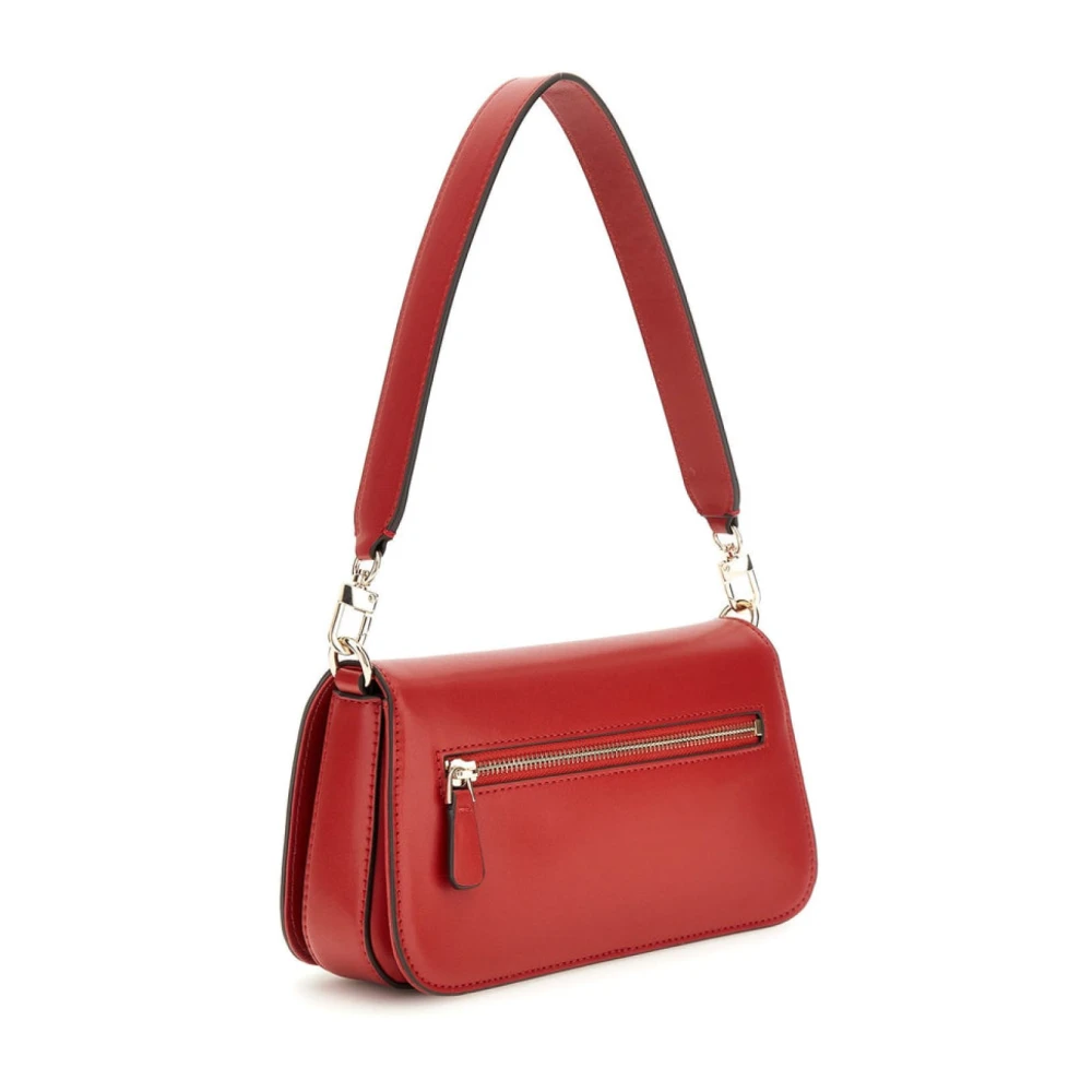 Guess Rode Eco Mietta Schoudertas Red Dames