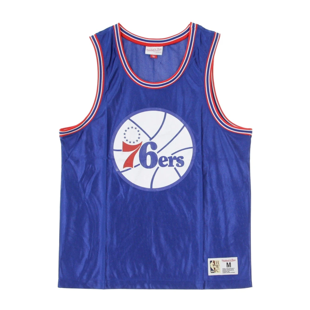 Mitchell & Ness NBA Dazzle Tank Top in teamkleuren Blue Heren