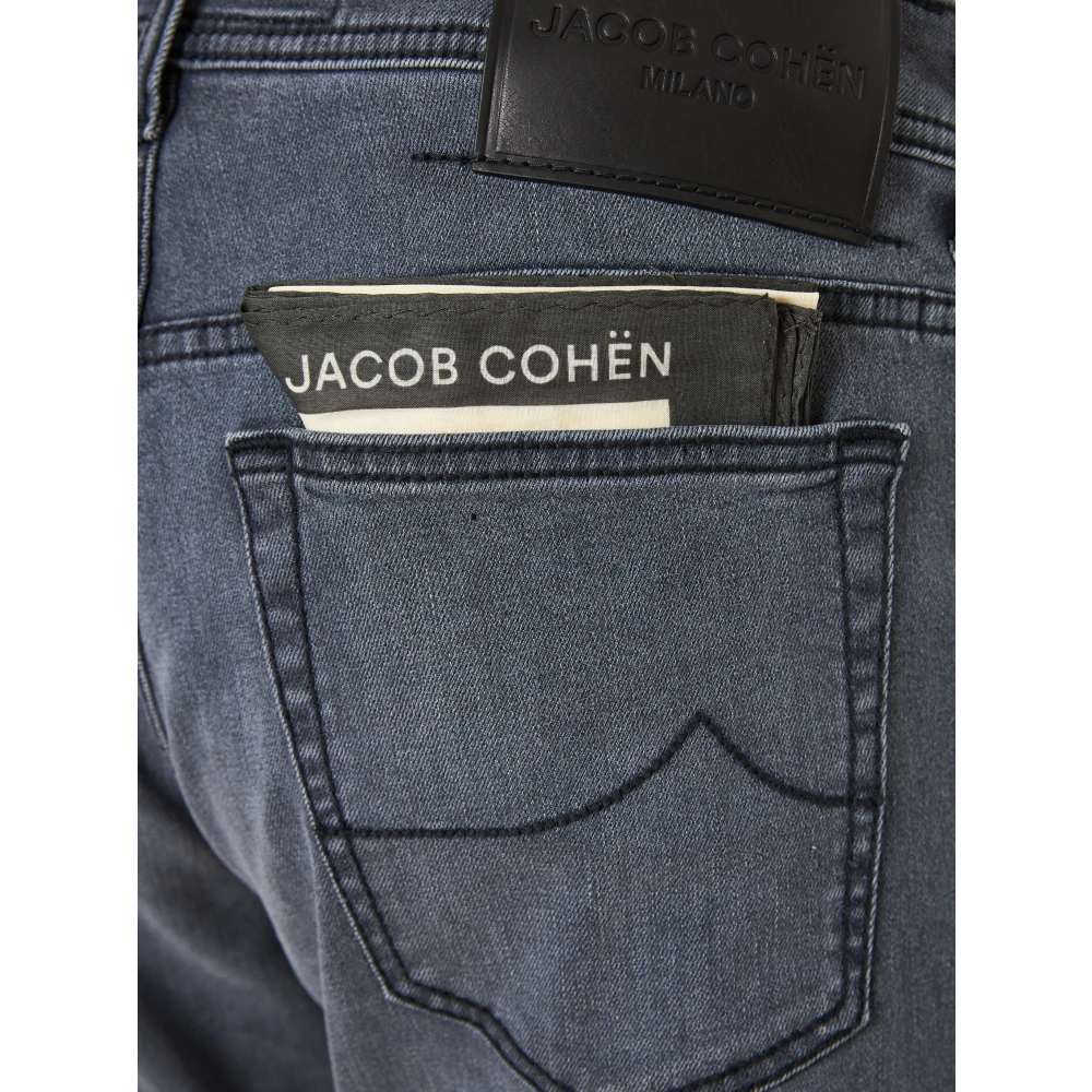 Jacob Cohën Stretch jeans met binnen details Gray Heren