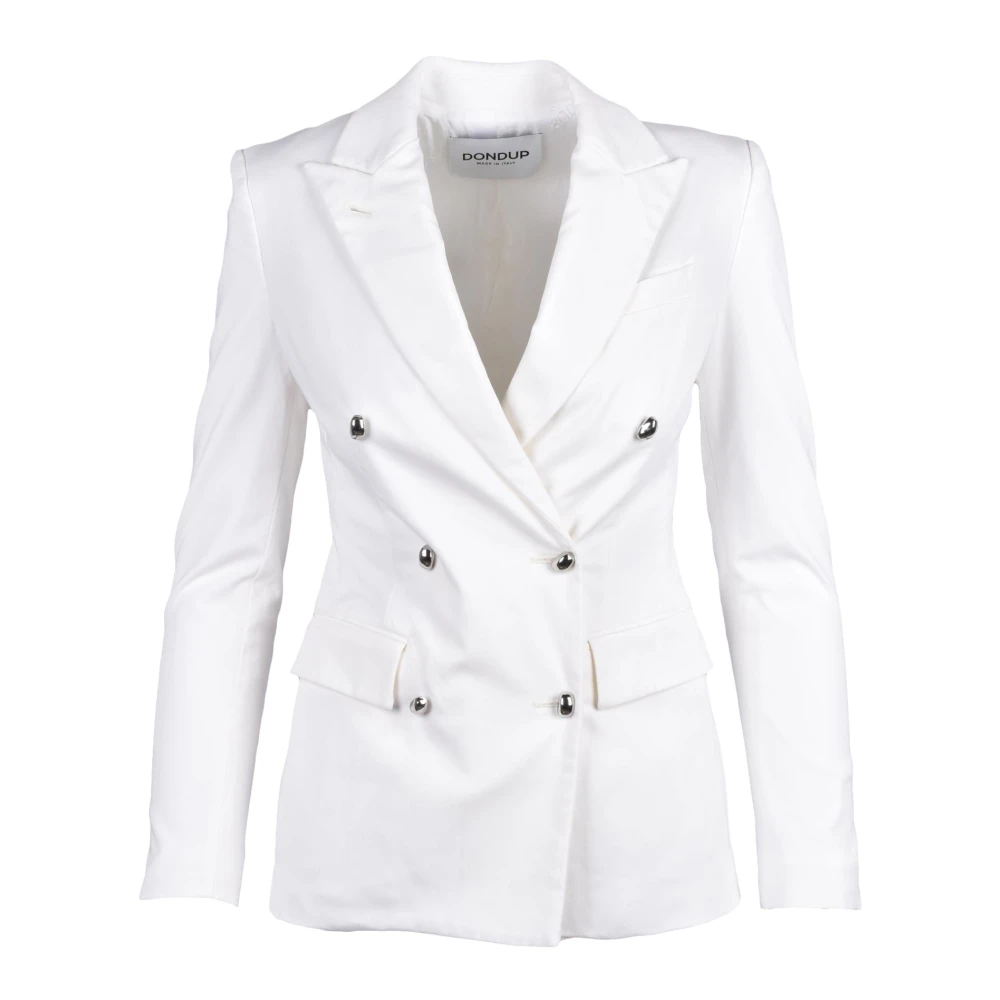 Dondup Donna Bianco Giacche, L, New,
