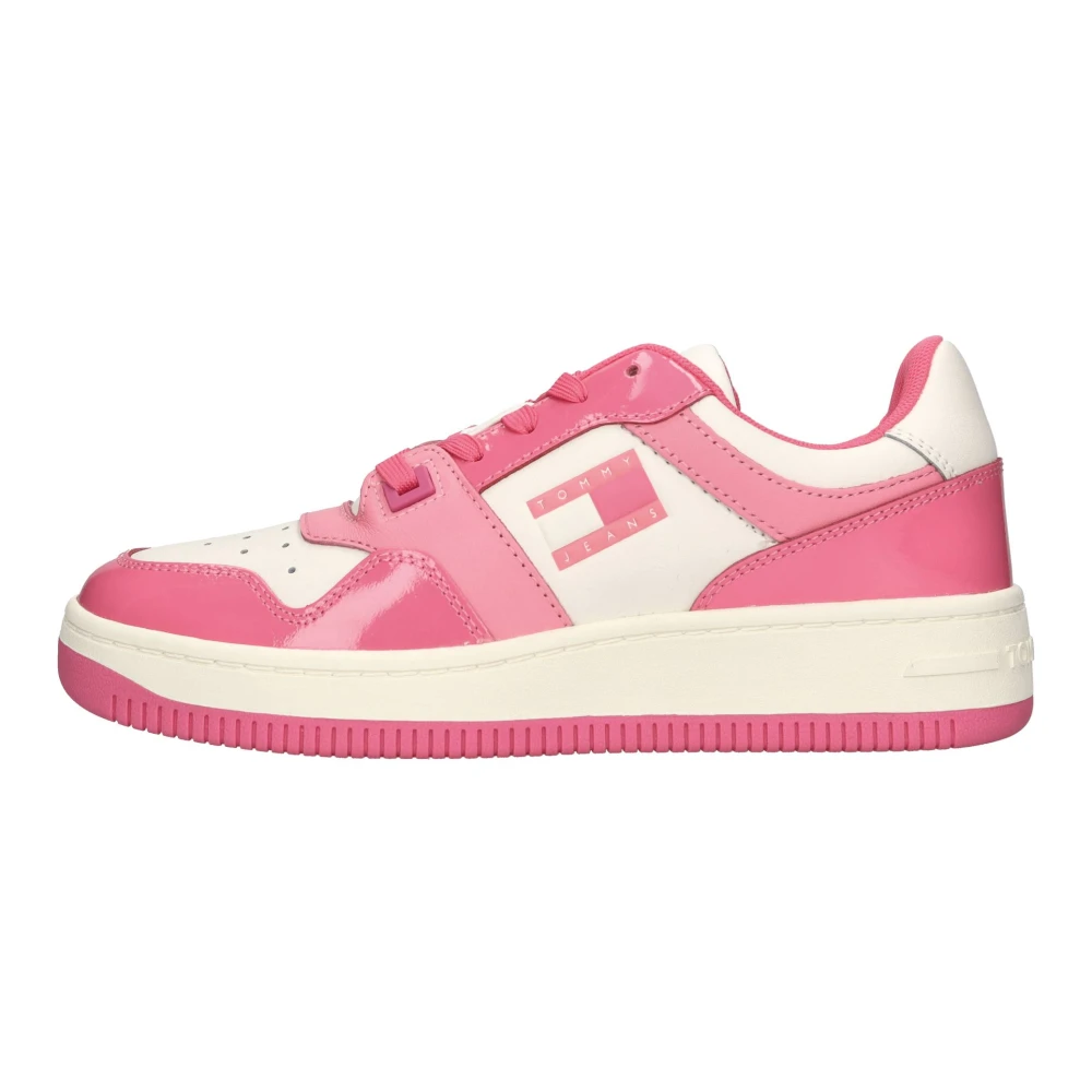 Tommy Jeans Retro Patent Leather Trainers Dames Schoenen Veelkleurig Multicolor