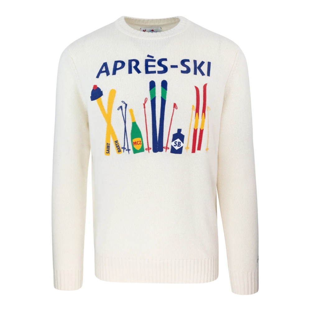 MC2 Saint Barth Apres Ski Sweater met Borduurwerk Multicolor Heren