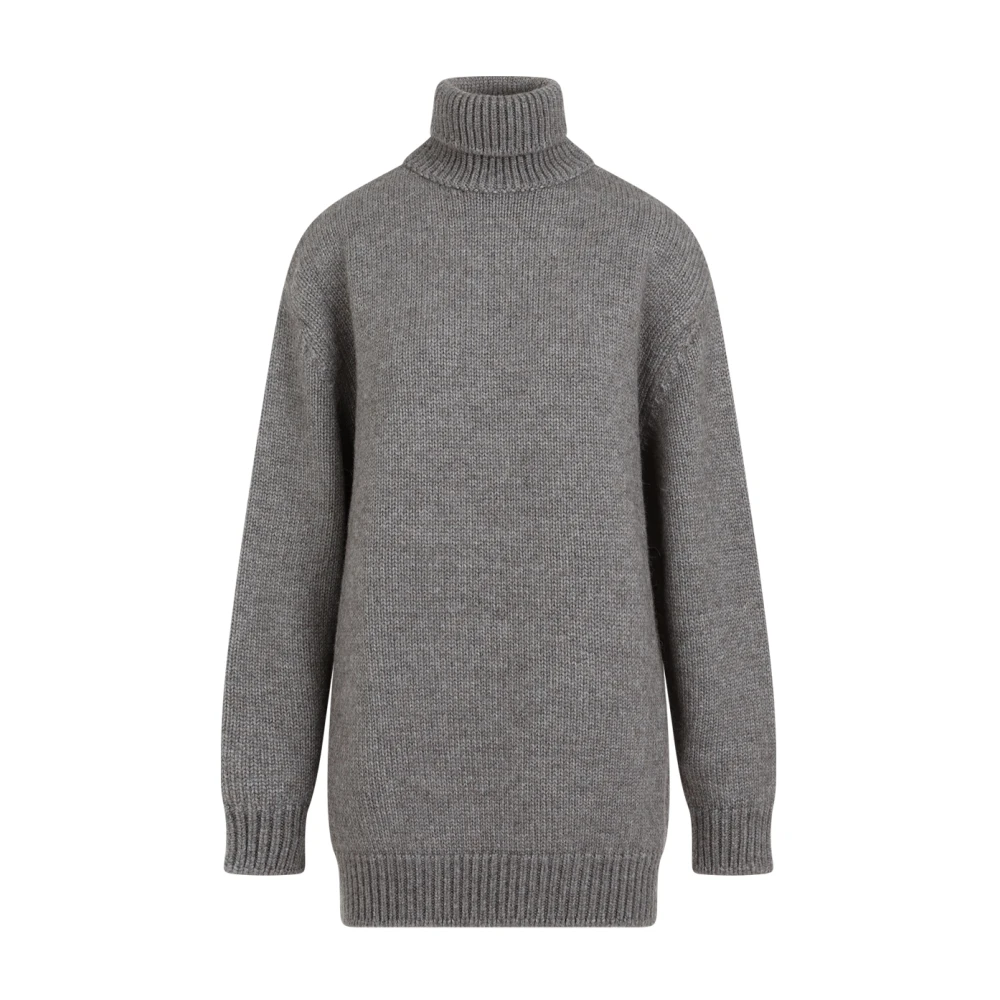 The Row Grijze Alpaca Zijde Trui Gray Dames
