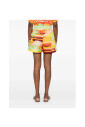 grafische-print-elastische-taille-shorts