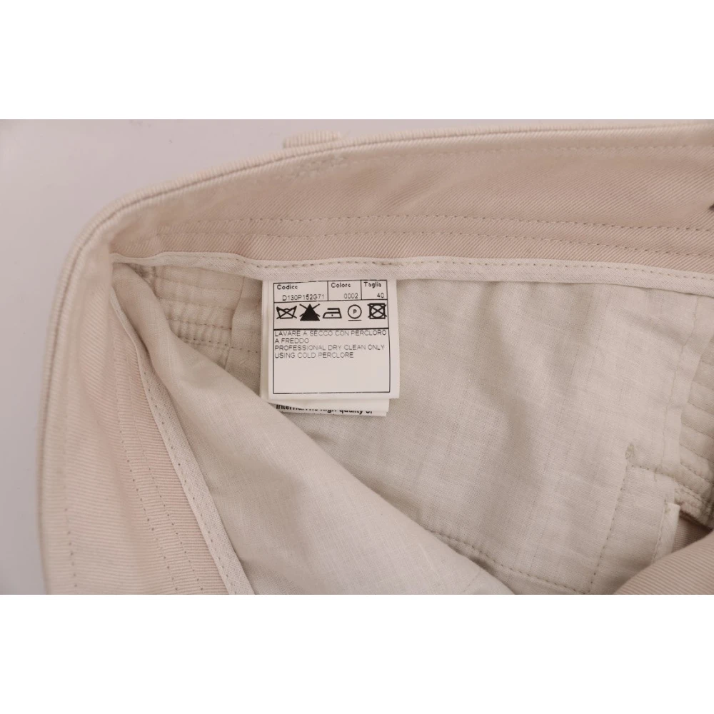 Ermanno Scervino Witte Slim Fit Denim Schat White Dames