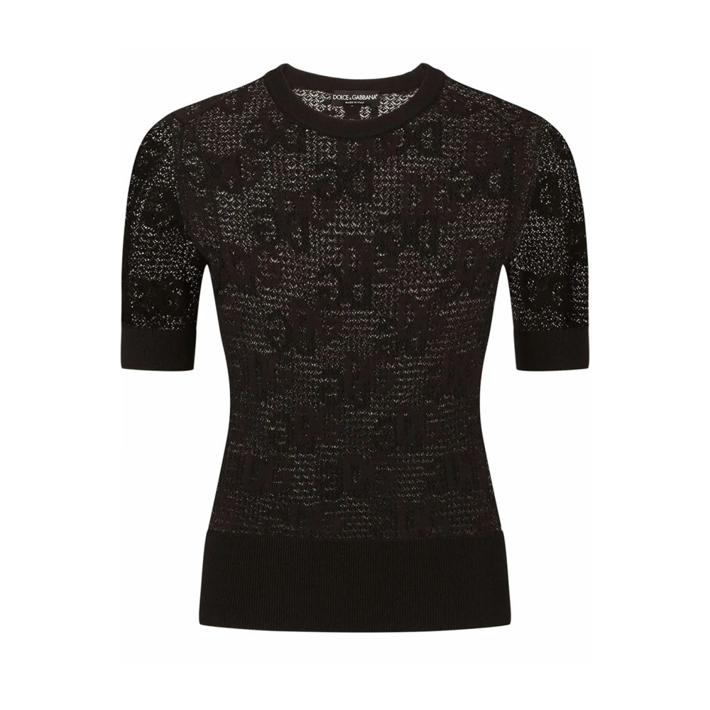 Dolce & Gabbana Women's Black Stylish Top For Fashion Enthusiasts