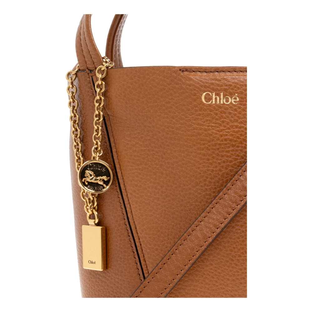 Chloé Handtas Spin Brown Dames
