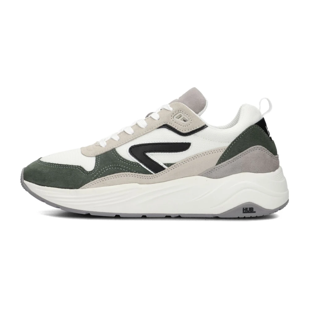 HUB Heren Glide Lage Sneakers Heren Schoenen Veelkleurig Multicolor