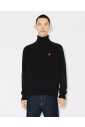 pull-a-col-roule-noir-avec-embleme-boke-flower