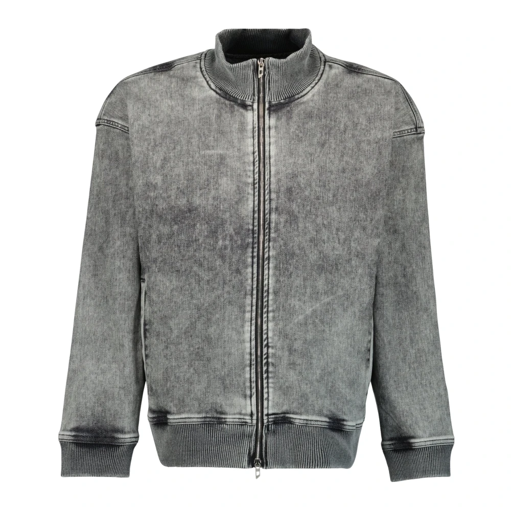 Diesel Mannelijk Grijs Jassen Heren, S, Denim, D-Carly-S Denim Jas