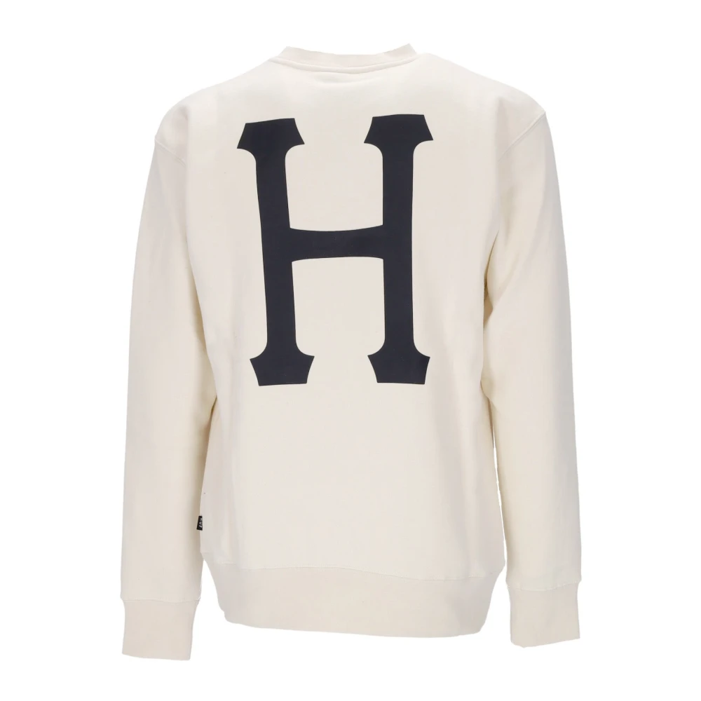 HUF Klassieke Crewneck Sweatshirt Natuurlijk Lange Mouw Beige Heren