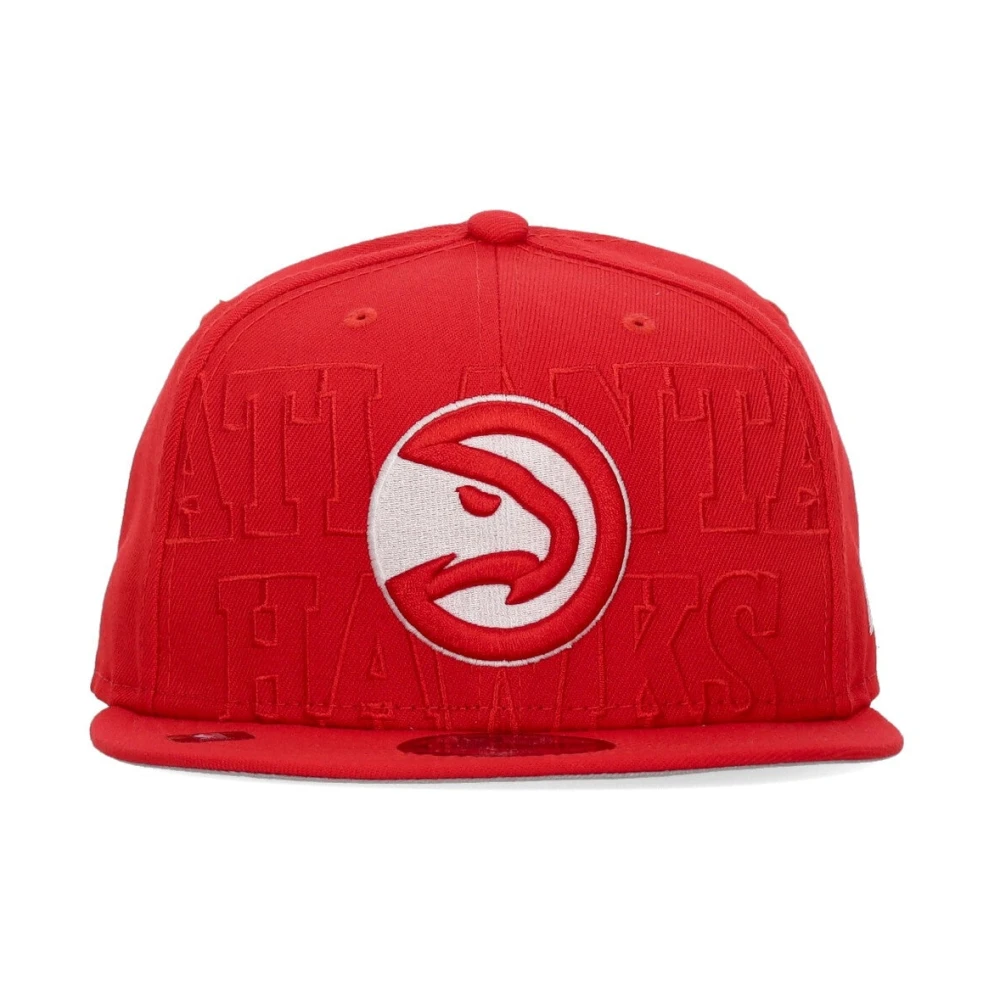 new era Platte klep pet NBA Draft Atlanta Hawks Red Heren