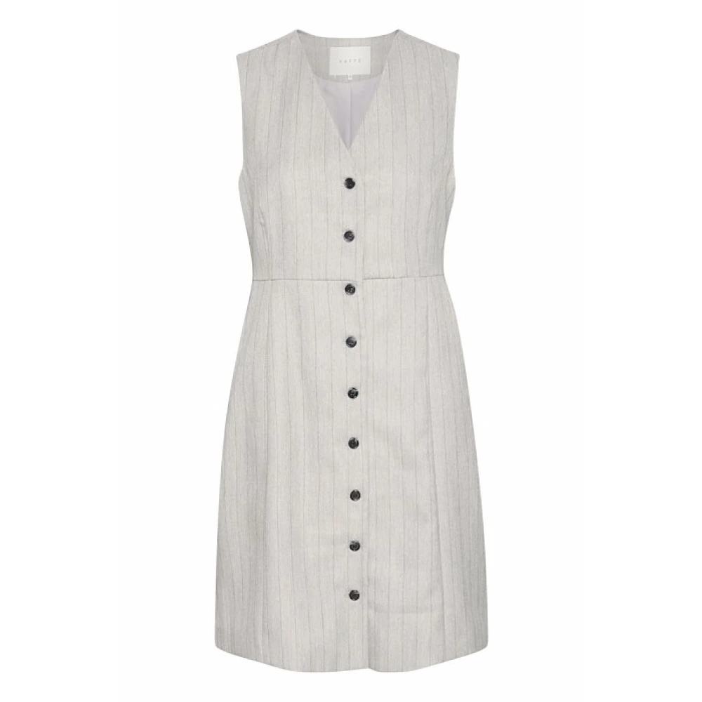 Kaffe Elegante Kakaysa Jurk in Grijs Gray Dames