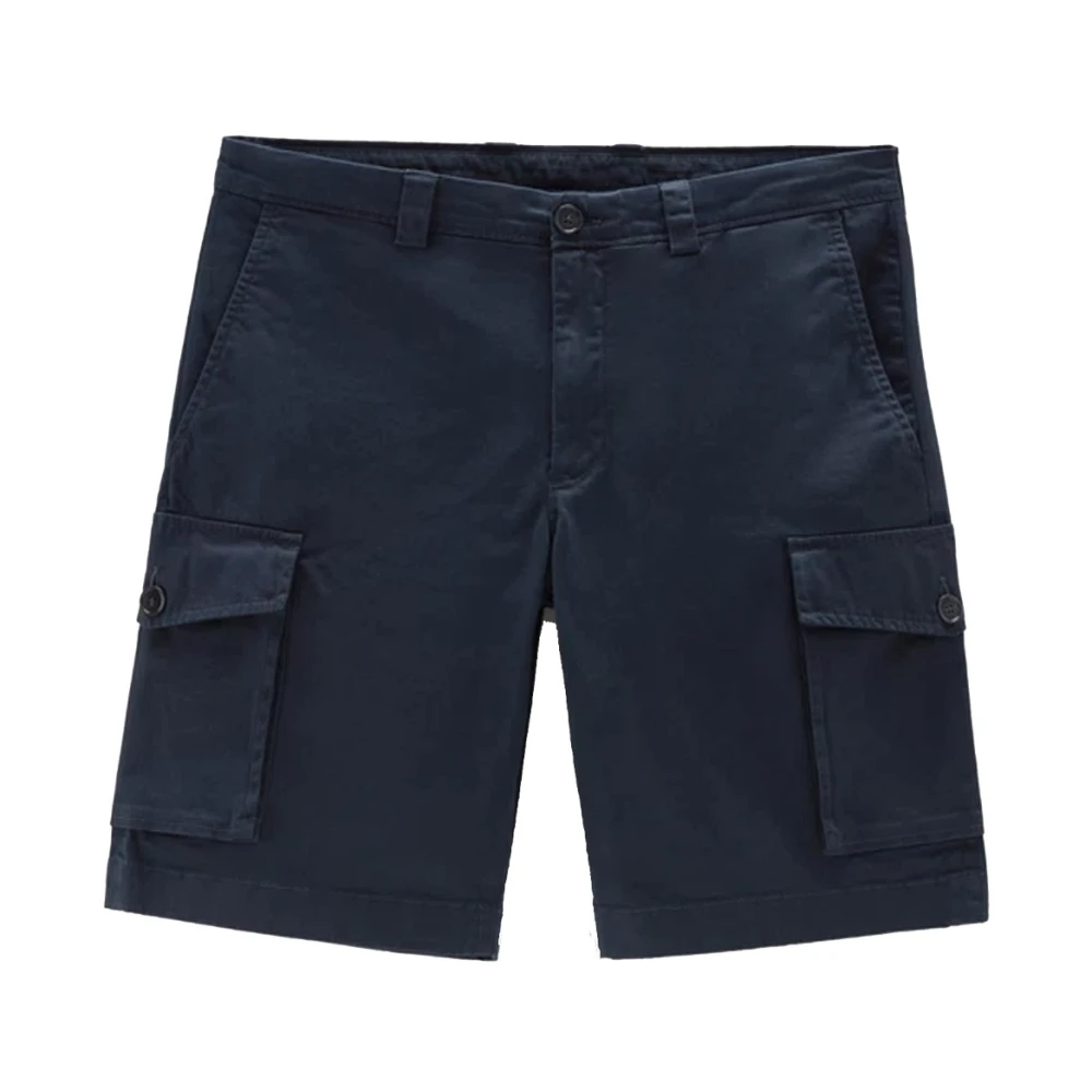 Woolrich Klassieke Cargo Shorts Blue Heren